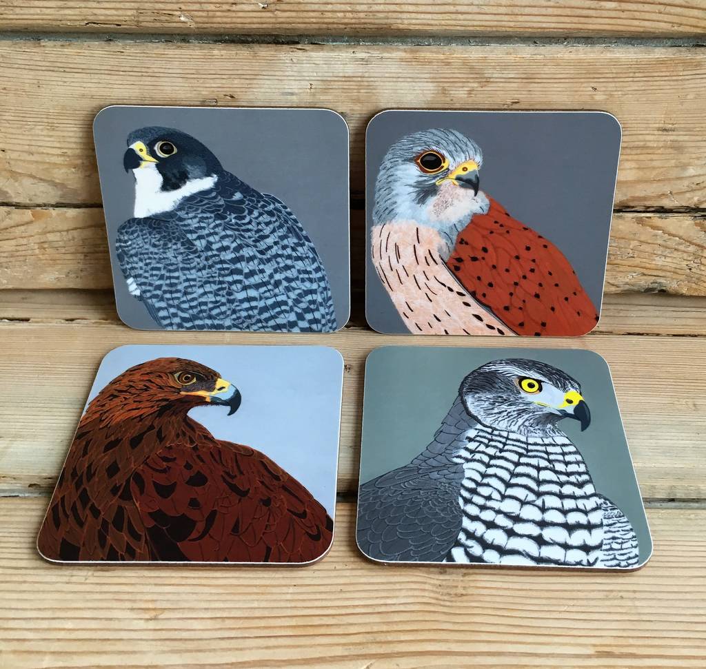Birds Of Prey Coasters 'Choice Of Four Designs', 1 of 5