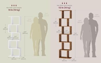 Room Divider Bookcase Cube Shelf Unit, 2 of 6
