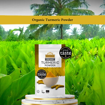 Ausha Great Taste Award Organic Turmeric Powder 200g Double Strength, 10 of 12