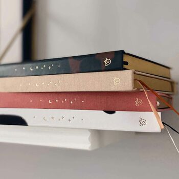 Luxury Notebook / Journal Sand Cotton Cloth, 7 of 9