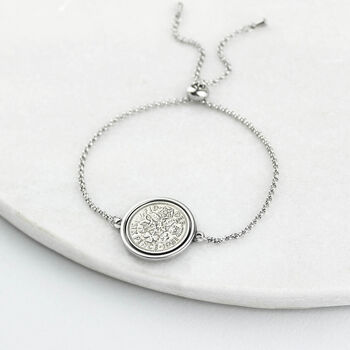 Any Date Personalised Sixpence Coin Bracelet, 5 of 12