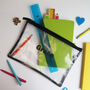 Clear Pencil Case Personalised, thumbnail 3 of 10