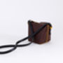 Tea Leather Handbag With Personalised Tag, thumbnail 5 of 11
