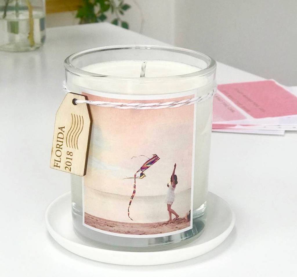 Personalised Favourite Place Photo Candle, 1 of 2