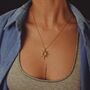 Sun 18 K Gold Plated Pendant Necklace, thumbnail 1 of 6