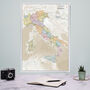 Map Of Italy Classic Edition, thumbnail 1 of 5