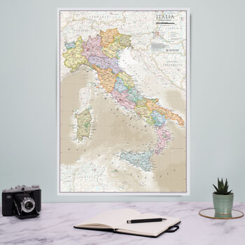 Map Of Italy Classic Edition, 3 of 7