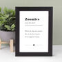 Zoomies Funny Dog Quote Minimalist A5 Print, thumbnail 1 of 5