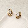 Oval Shaped Diamond Studs, thumbnail 1 of 7