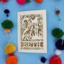 Personalised 21st Birthday Card Papercut Woodland Design, thumbnail 2 of 10