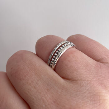 Sterling Silver Stacking Ring, 6 of 9