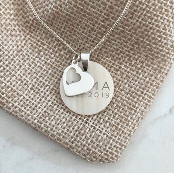 Sterling Silver And Shell Personalised Mummy Necklace, 5 of 8