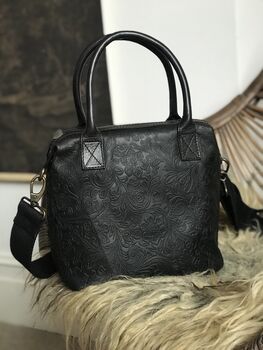 Collardmanson Maya Bag Floral Leather, 4 of 12