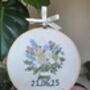 Bridal Bouquet Embroidery, thumbnail 1 of 8