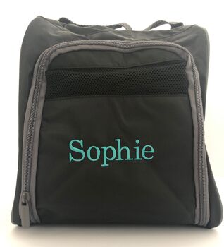 Personalised Embroidered Hiking Walking Boot Bag, 6 of 7