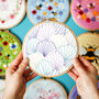Art Deco Shells Embroidery Kit, Crafty Diy Kit, thumbnail 4 of 9