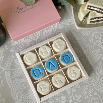 Father's Day Chocolate Coated Oreo Letterbox Gift, 5 of 12