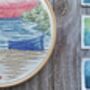 Moored Boats Embroidery Kit, thumbnail 7 of 8