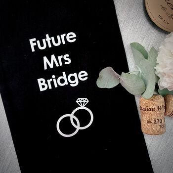Personalised Future Mrs Hen Do Bottle Bag, 2 of 3