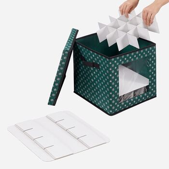 Decorations Storage Box Bag With 64 Modular Slots, 8 of 12