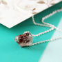 Herkimer Diamond April Birthstone Nugget Necklace, thumbnail 1 of 3