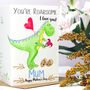 Personalised Dinosaur 1st Mother's Day Card, thumbnail 3 of 6