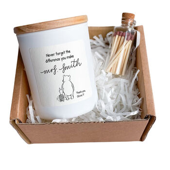 Teacher Appreciation Candle Gift From Pupil, 7 of 10