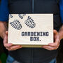Personalised Gardening Storage Box With Lift Off Lid, thumbnail 4 of 8