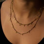 Delicate Multi Tourmaline Adjustable Cord Necklace, thumbnail 5 of 6