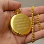 Gold Personalised Pocket Watch With Roman Numerals, thumbnail 3 of 5