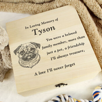 Heartfelt Dog Memorial Keepsake Box, 2 of 7