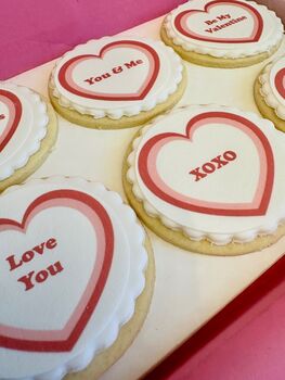 Personalised Valentine’s Biscuit Gift Box – Letterbox Friendly, 2 of 6