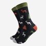 Men's Bamboo Socks Stag Reindeer Christmas Tree, thumbnail 2 of 5