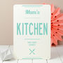 Personalised Kitchen Metal Sign, thumbnail 3 of 7