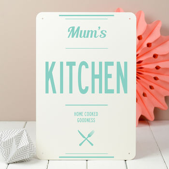 Personalised Kitchen Metal Sign, 3 of 7