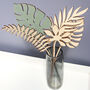 Wooden Tall Tropical Leaves, thumbnail 1 of 4