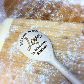 Personalised 'Kitchen' Wooden Spoon, 2 of 4