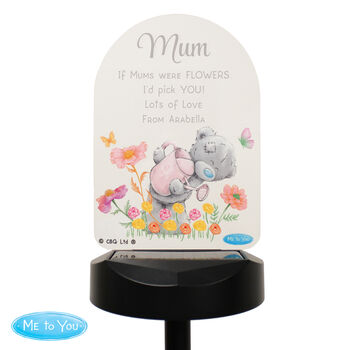 Personalised Me To You Garden LED Solar Light, 7 of 7