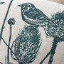 Lavender Scented Sleep Pillow, 'Birds On Teasels', thumbnail 8 of 12