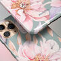 Pastel Peony Green Case For iPhone, thumbnail 3 of 4