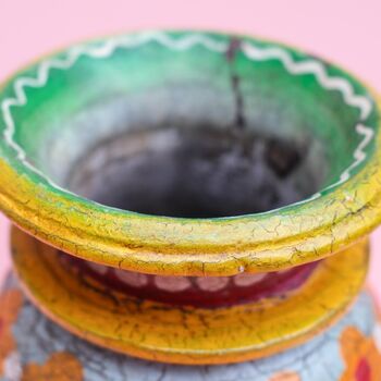 Indian Wooden Pot, 4 of 12