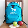 Personalised Rugby Backpack All Colours, thumbnail 3 of 4