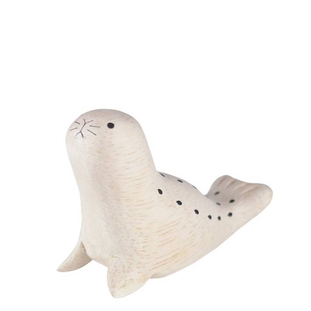 Handmade Wooden Animal Seal, 1 of 2