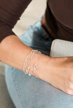 You Did It Silver Plated Star Bracelet, 7 of 10