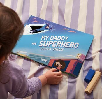 My Daddy The Superhero Personalised Father's Day Gift, 2 of 8