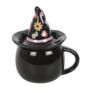 Groovy Witch Cat Halloween Mug, thumbnail 2 of 4