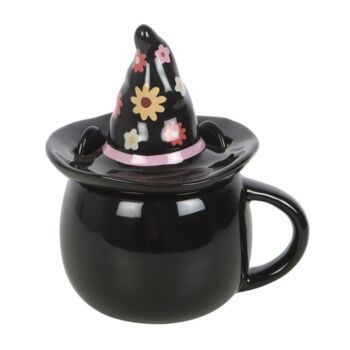 Groovy Witch Cat Halloween Mug, 2 of 4