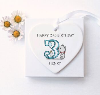 3rd Birthday Gift, Personalised Keepsake, Child's Keepsake, 2 of 2