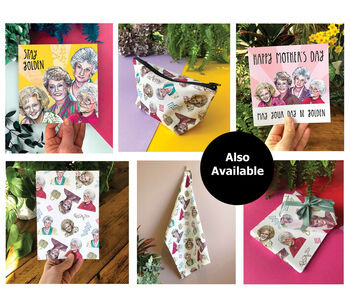 Golden Girls Wrapping Paper, Funny Retro Gift Wrap With Blanche, Dorothy, Rose And Sophia, 10 of 10
