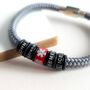 Grey Medical Alert Bracelet For Men, thumbnail 1 of 3